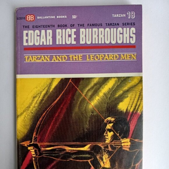 Edgar Rice Burroughs TARZAN Ballantine 1960s Vintage Novels Lot of Six - Picture 9 of 16